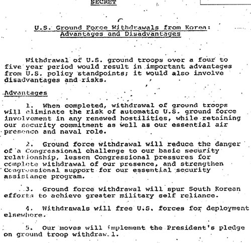 40년전 그때… CIA는 주한미군 철수 ‘유불리’ 어떻게 분석했나