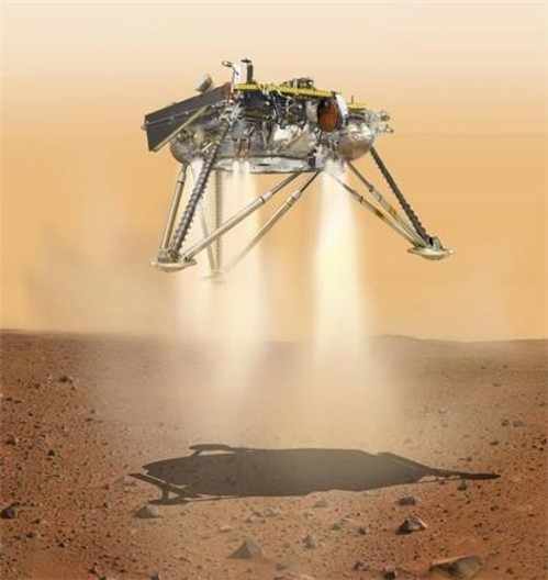 인사이트호, 화성에 ‘무사 착륙’…206일 긴여정 끝 낭보