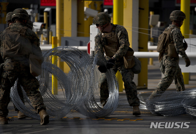 美, 멕시코국경 군인 배치 내년 1월까지 연장 검토…규모는 감축