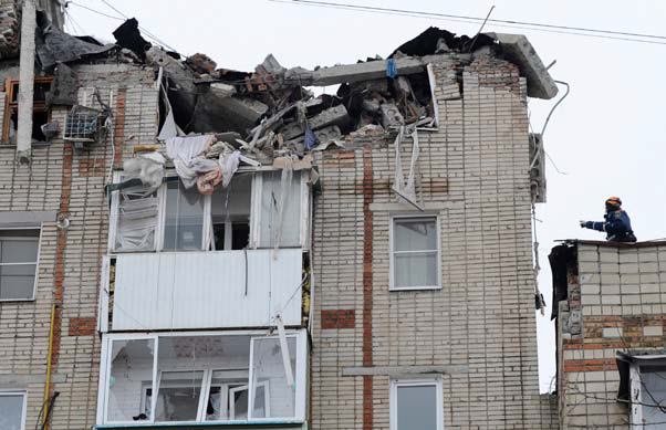러시아 또 아파트 폭발 붕괴 사고