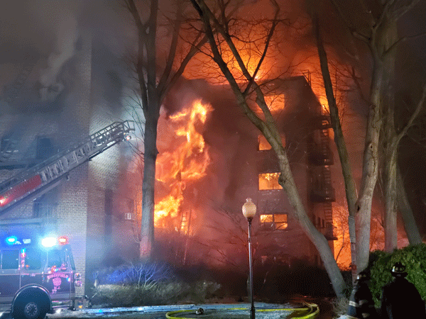 포트리 5층 아파트 대형화재
