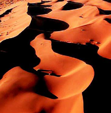 나미브사막, 칼날 능선에 마음을 베이다