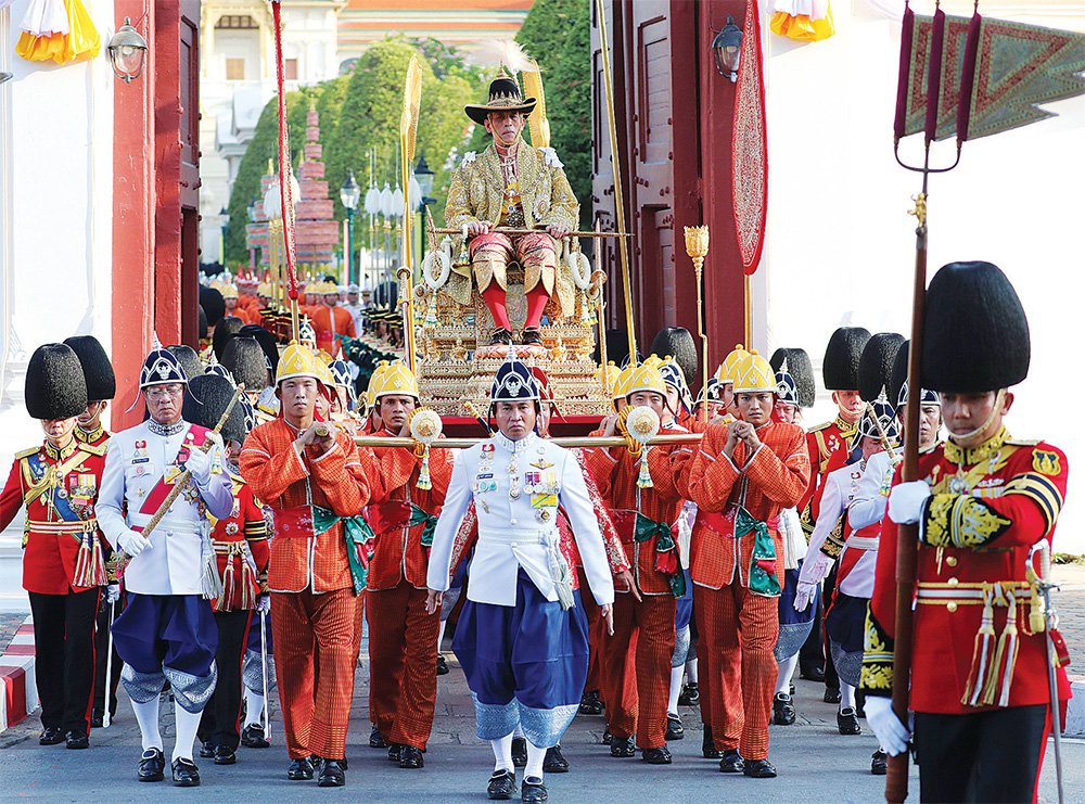 태국 마하 와찌랄롱꼰 국왕 대관식 거행