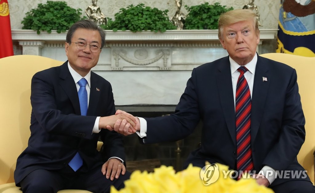 트럼프 내달 하순 방한…文대통령과 비핵화·한미동맹 강화 협의
