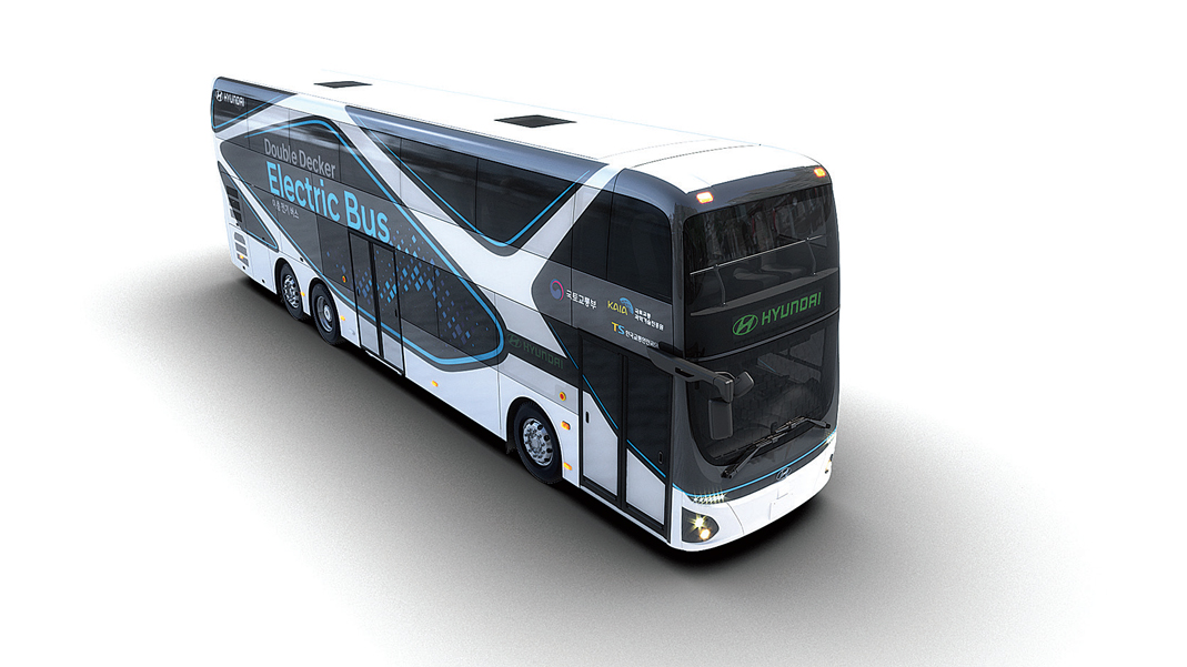 현대차 2층 대형 전기버스 개발 첫공개