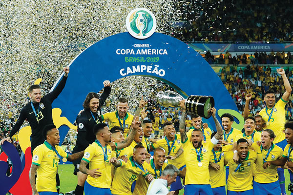 브라질, 9번째 코파 아메리카 제패