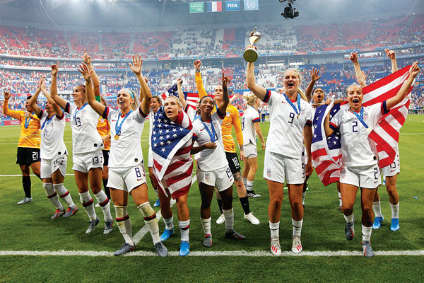 미국, 네덜란드 꺾고 월드컵 2연패 달성