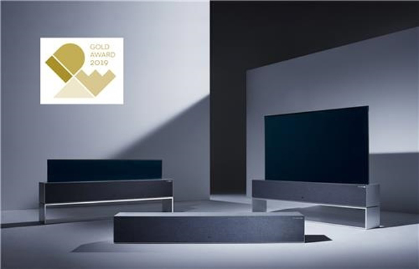 LG전자 롤러블TV,  IDEA 최고상… 세계 3대 디자인상 석권