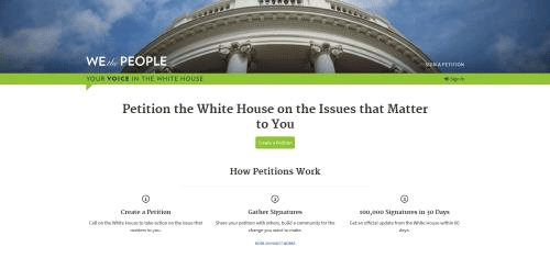 미 백악관 청원 사이트에 대만 국가승인 요구 등장