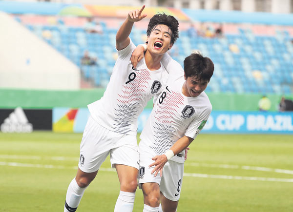 최민서 결승골…한국, 10년 만에 U-17 월드컵 8강