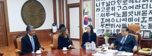 샤론 퀵 실바 가주하원의원 한국 방문