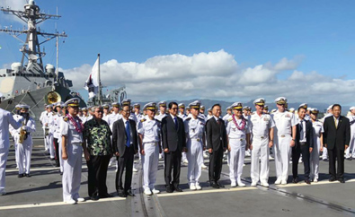 대한민국 해군 순항 훈련전단 하와이 방문