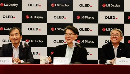 LG디스플레이 정호영 “올해 OLED 패널 판매 작년의 2배 목표”