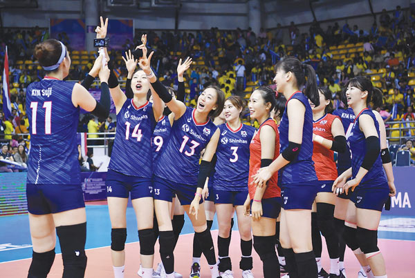 한국 여자배구, 3회 연속 올림픽 본선 진출