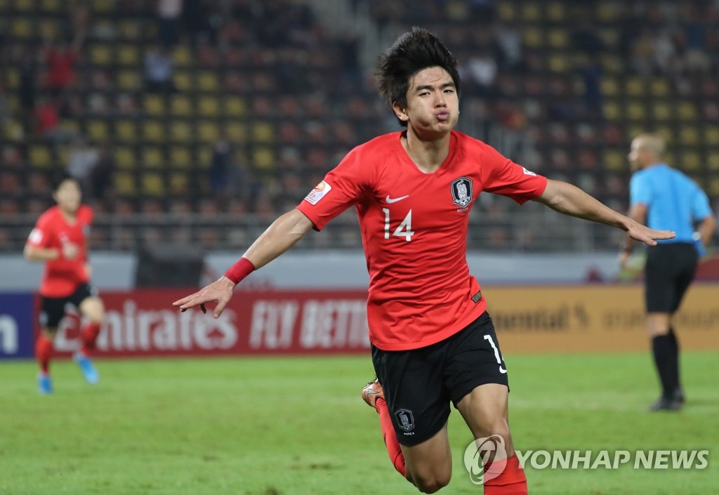 한국 남자축구, 세계 첫 9회 연속 올림픽 본선…호주 꺾고 결승