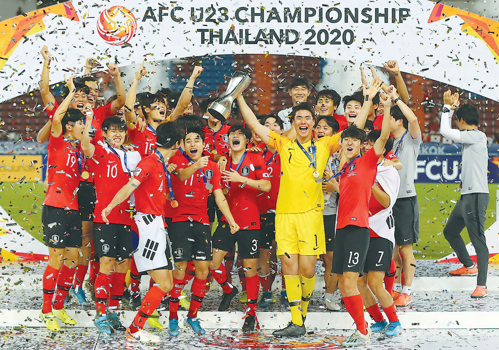 U-23 한국 축구 사상 첫 아시아 재패