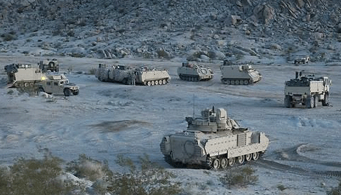미국 사막서 한국군 탱크가 달린다
