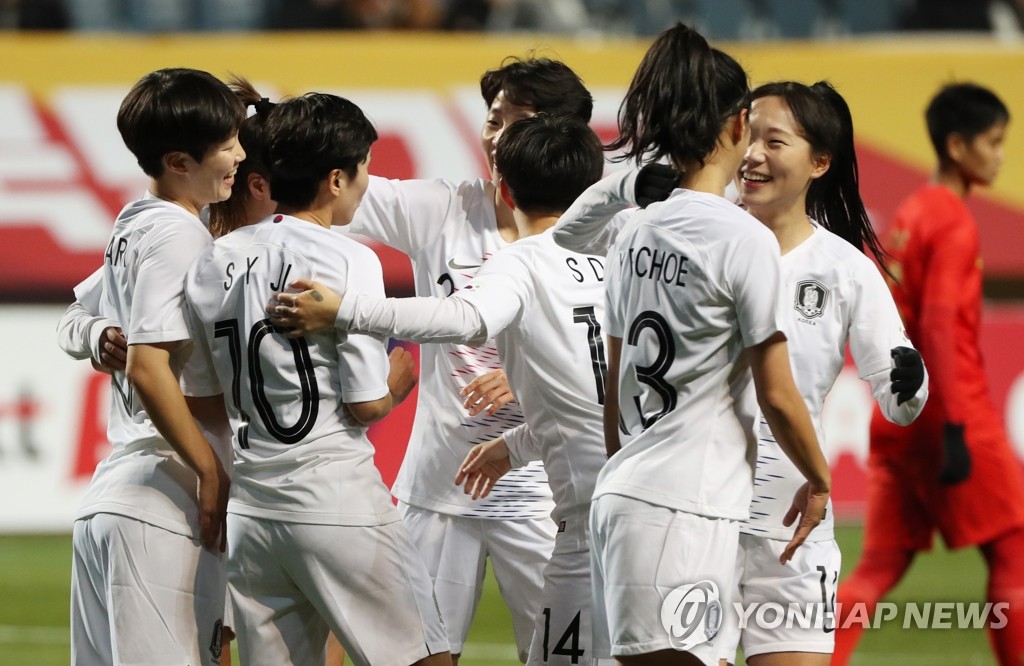 한국 여자축구, 올림픽 예선 PO행 확정… ‘이제 목표는 조 1위’