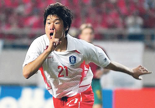 ‘영원한 캡틴’ 박지성,‘아시아 월드컵 영웅’ 1위