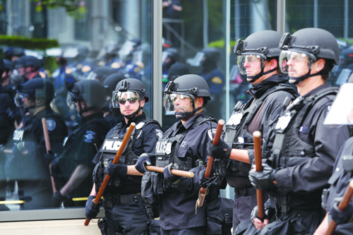 시애틀경찰 개혁한다…시위대 요구 일부 수용