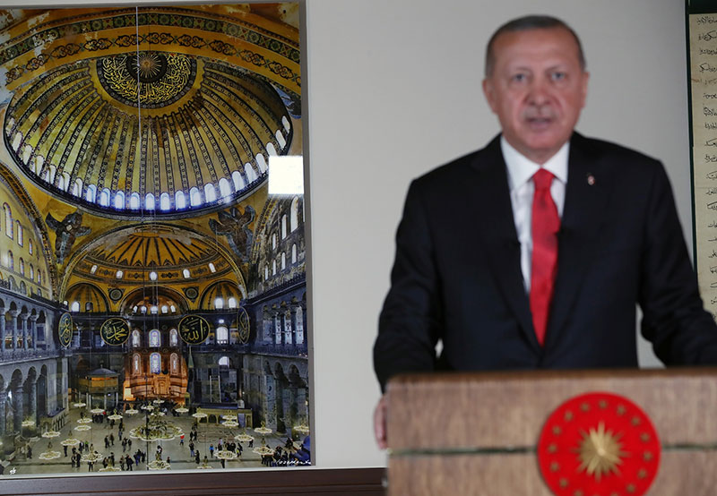 교황, 터키 성소피아 박물관의 모스크 전환 결정에 “깊은 슬픔”