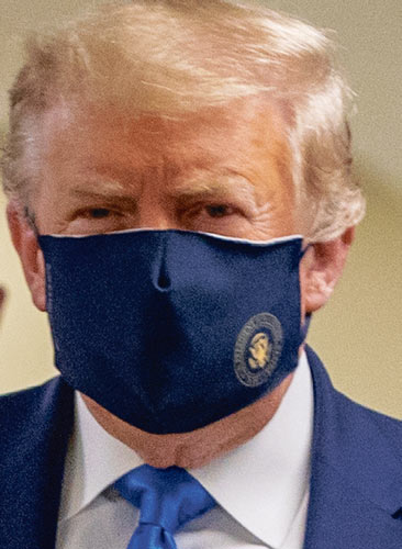 트럼프 이제서야 “마스크 착용이 애국”