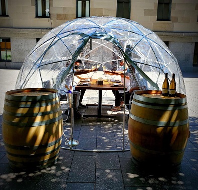 샌프란시스코 식당에 투명‘이글루 돔’