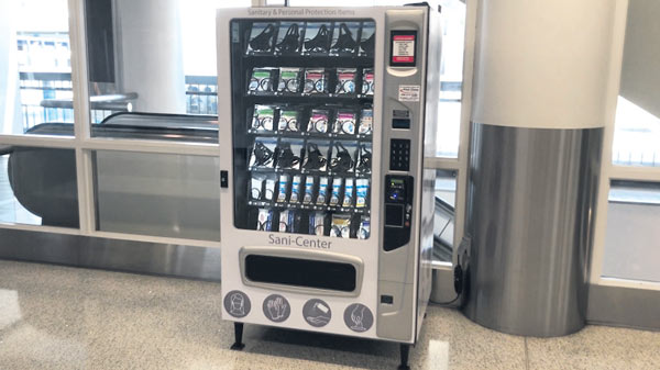 ‘코로나 자판기’ LA공항 등장