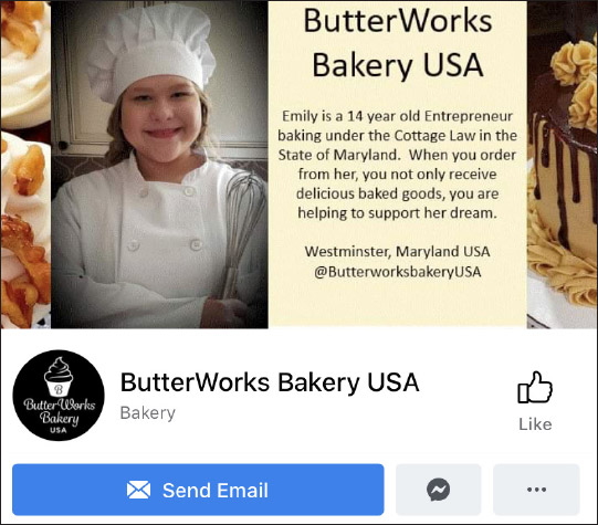 캐롤카운티 14세 소녀 제과업체 창업, “최고의 제빵사 되고 싶어요”