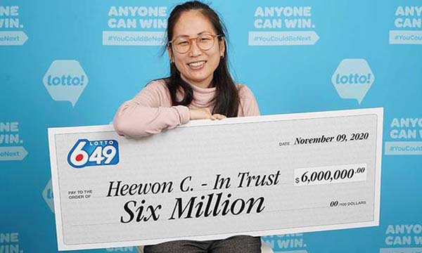 ‘직장 복권계’한인여성 600만달러 잭팟 당첨