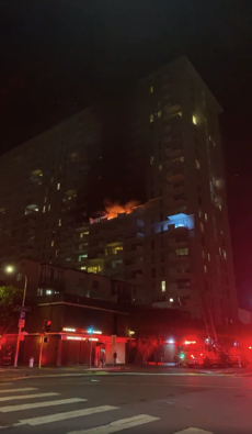 SF 고층 아파트서 화재