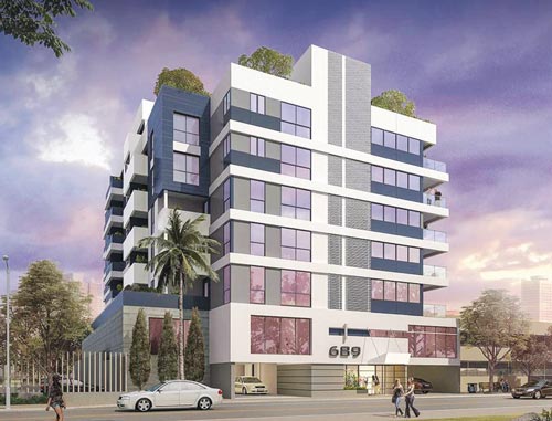 LA 한인타운 윌셔와 카탈리나에 8층 주상복합 아파트 신축