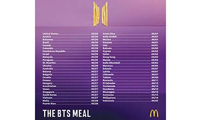 맥도날드‘BTS 세트’출시한다