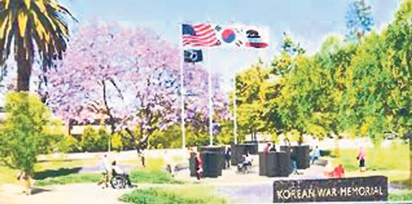 한국전 참전 용사 기념비 어떻게 구성되나