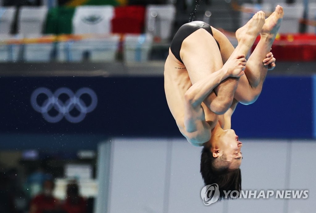 [올림픽] 다이빙 우하람, 3ｍ 스프링보드서 12위로 결승 턱걸이