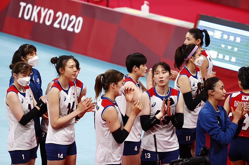 팀 한국 여자 배구 도쿄올림픽 여자배구
