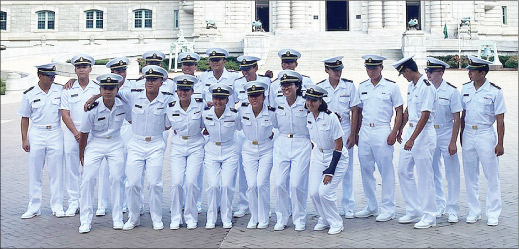 한인 해군 사관생도들 한자리에