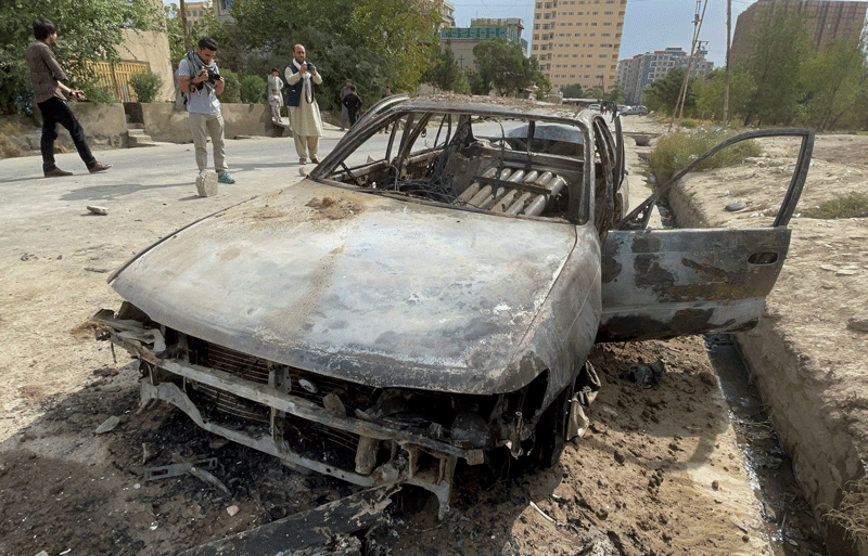미 “카불 폭탄차량 공습시 아프간 민간인 사망 조사중”