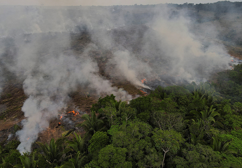 아마존서 지난달 화재 2만8천여건…8월 기준 역대 세 번째