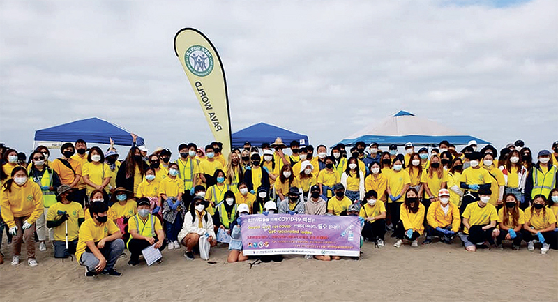 파바월드 “해안을 깨끗이” 청소 봉사·백신 독려