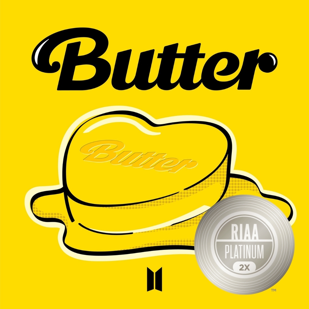 BTS ‘버터’, 미국 레코드산업협회 ‘더블 플래티넘’ 인증