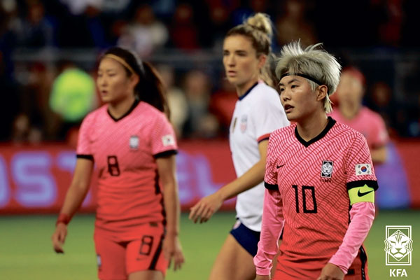 여자축구 지소연 등 미국과 2차전 선발 출격