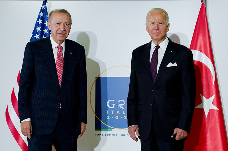 바이든-에르도안 G20서 회담…러 미사일·인권문제 등 논의