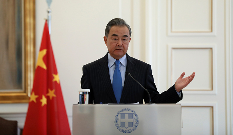 중국 외교부장 “대만독립 반대 선명할수록 평화통일 희망 커져”