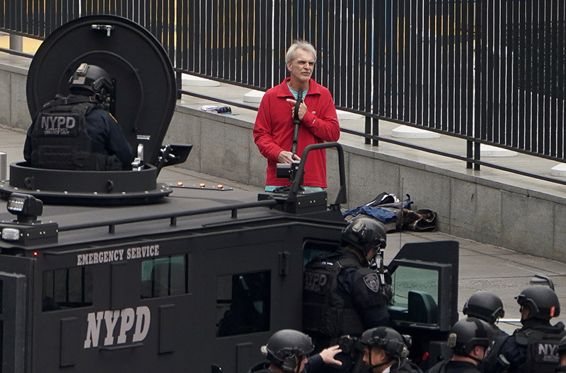 뉴욕 경찰, 유엔본부 앞에 총 들고 나타난 남성 체포