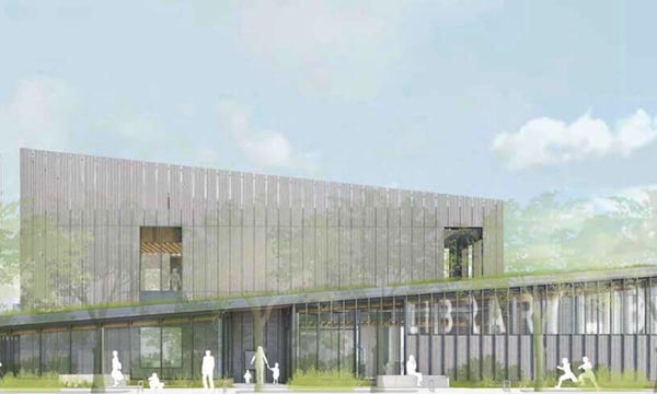 퀸즈 공립도서관 더글라스톤-리틀넥 분관 재건축