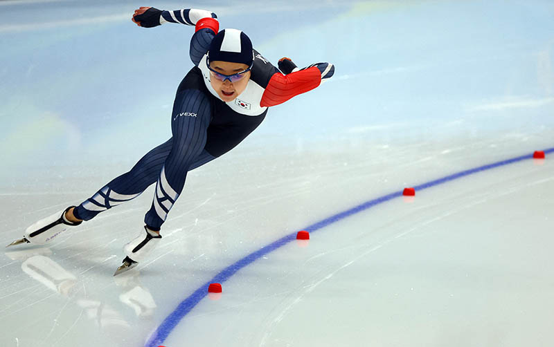 [올림픽] 김민선, 스피드스케이팅 여자 500ｍ 7위…미국 잭슨 금메달