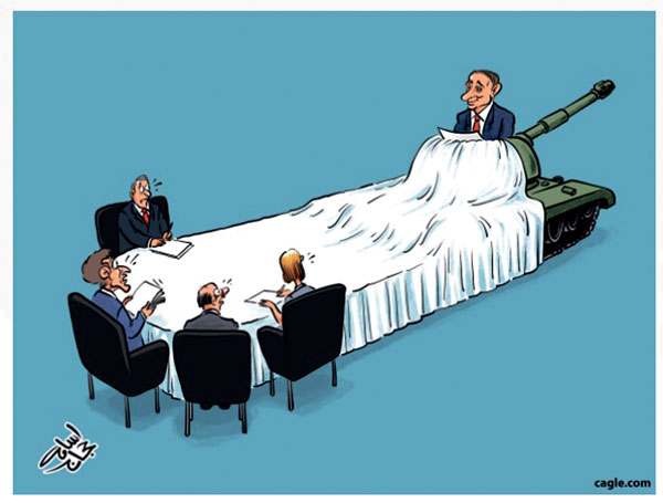 푸틴의 협상 테이블