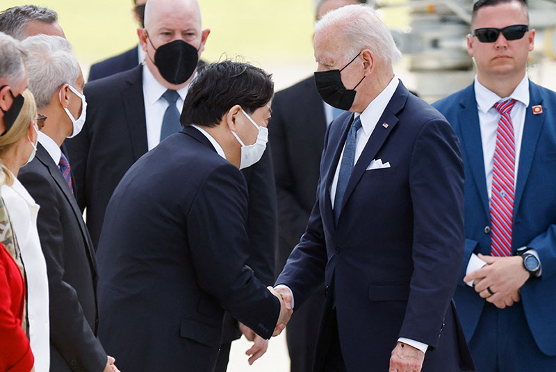바이든 일본 방문…내일 미일 정상회담·IPEF 출범 선언