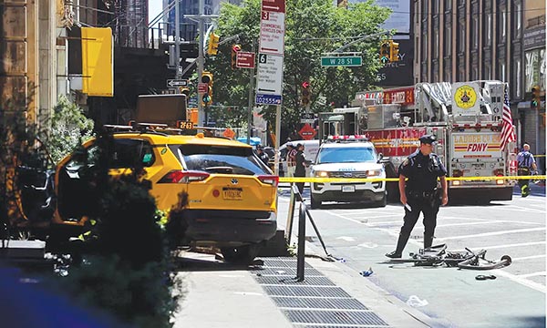 맨하탄 한인타운서 택시 인도 돌진… 6명 부상